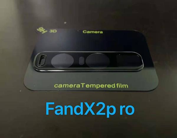 Oppo camera lens black glass protector