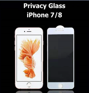 Privacy glass iPhone 7 8 white