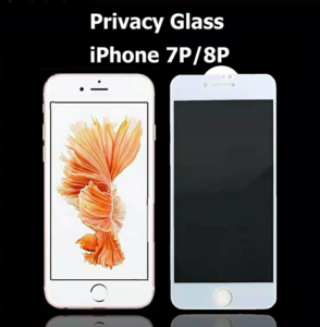 Privacy glass iPhone 7plus 8 plus white